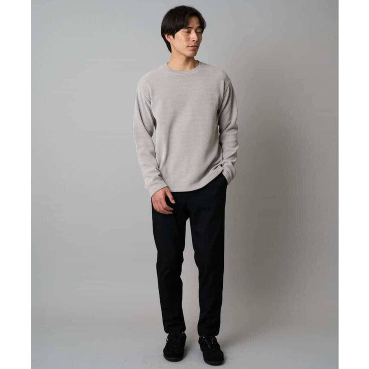 【洗濯機で洗える】モール幾何ジャカードクルーネックプルオーバー | a.v.v【MEN】 | 詳細画像10 