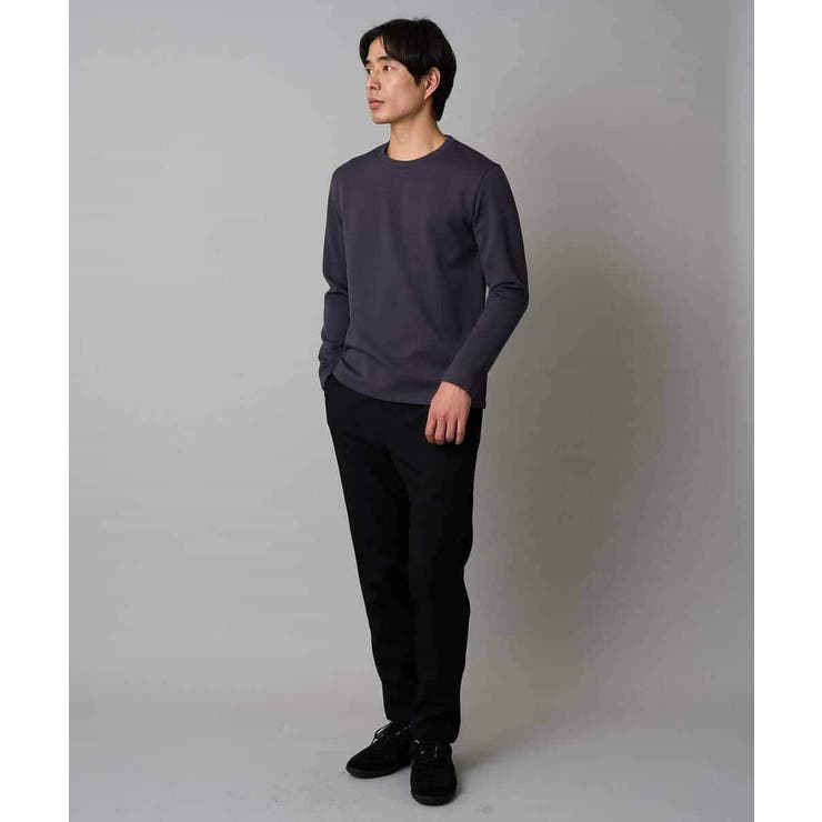 バスケットジャカードクルーネックスマートTシャツ | a.v.v【MEN】 | 詳細画像7 