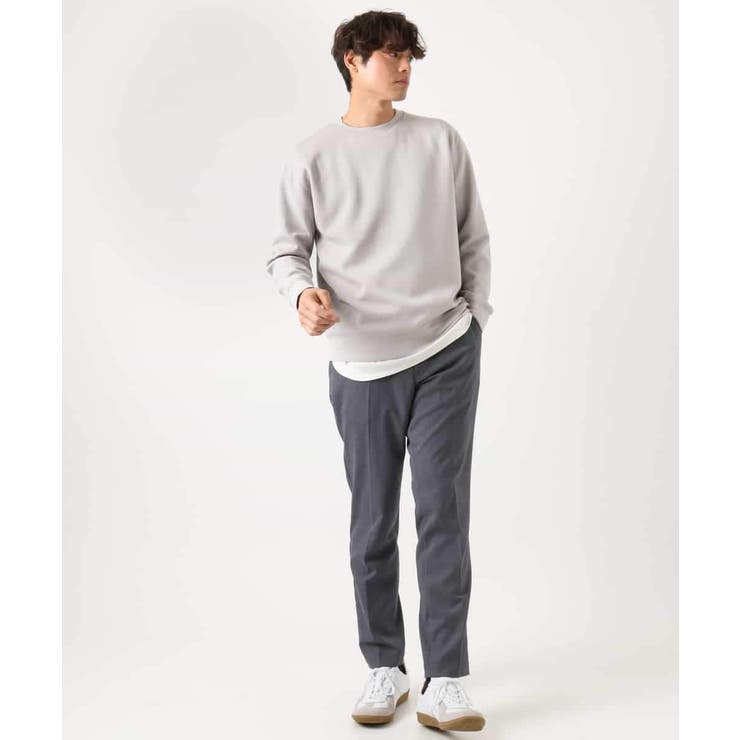 【毛玉になりにくい】なめらかダンボール クルーネックスウェット | a.v.v【MEN】 | 詳細画像10 