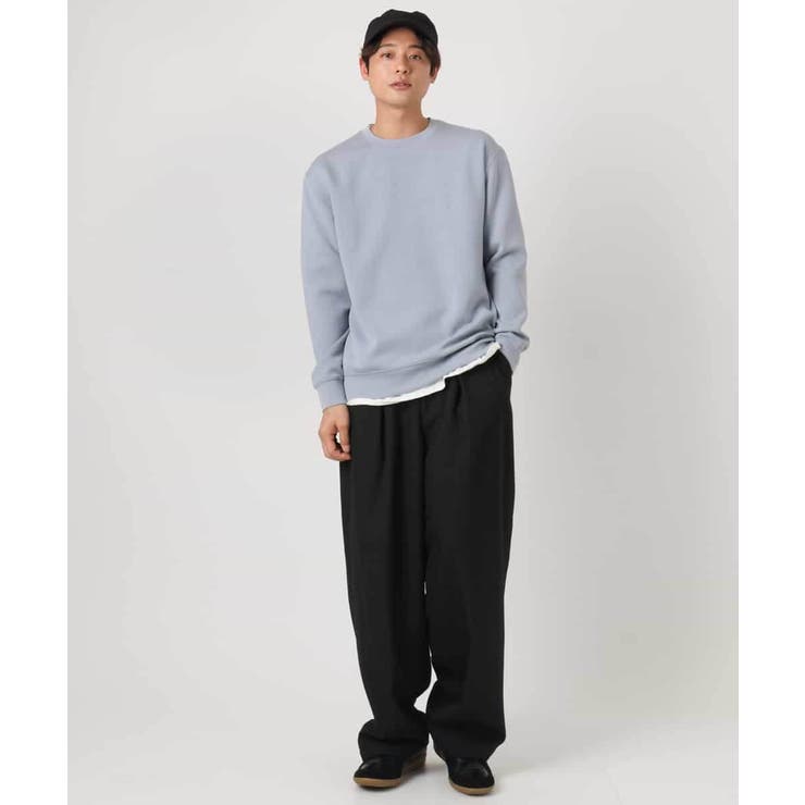 【毛玉になりにくい】なめらかダンボール クルーネックスウェット | a.v.v【MEN】 | 詳細画像23 
