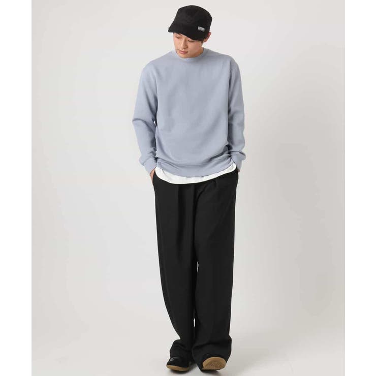 【毛玉になりにくい】なめらかダンボール クルーネックスウェット | a.v.v【MEN】 | 詳細画像25 