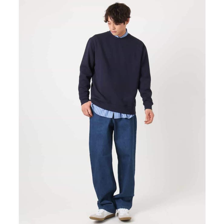 【毛玉になりにくい】なめらかダンボール クルーネックスウェット | a.v.v【MEN】 | 詳細画像26 