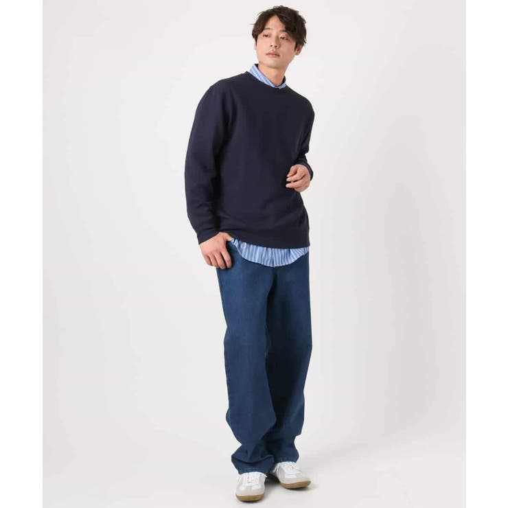 【毛玉になりにくい】なめらかダンボール クルーネックスウェット | a.v.v【MEN】 | 詳細画像27 
