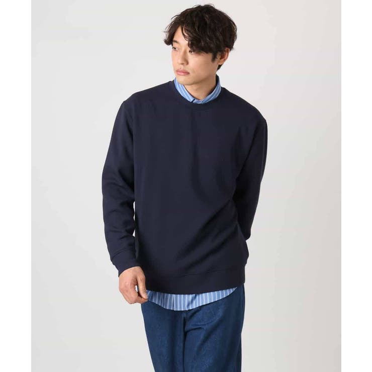 【毛玉になりにくい】なめらかダンボール クルーネックスウェット | a.v.v【MEN】 | 詳細画像28 
