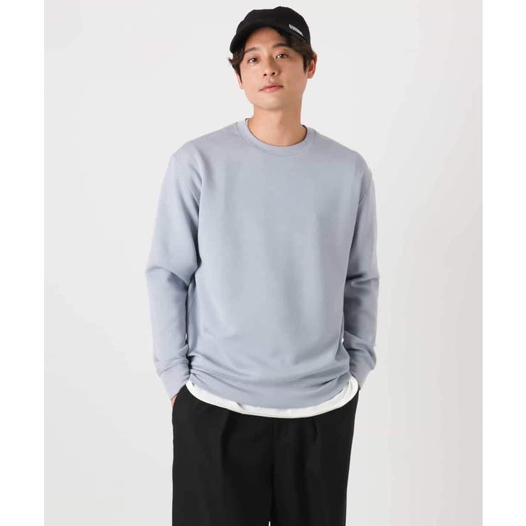 【毛玉になりにくい】なめらかダンボール クルーネックスウェット | a.v.v【MEN】 | 詳細画像30 