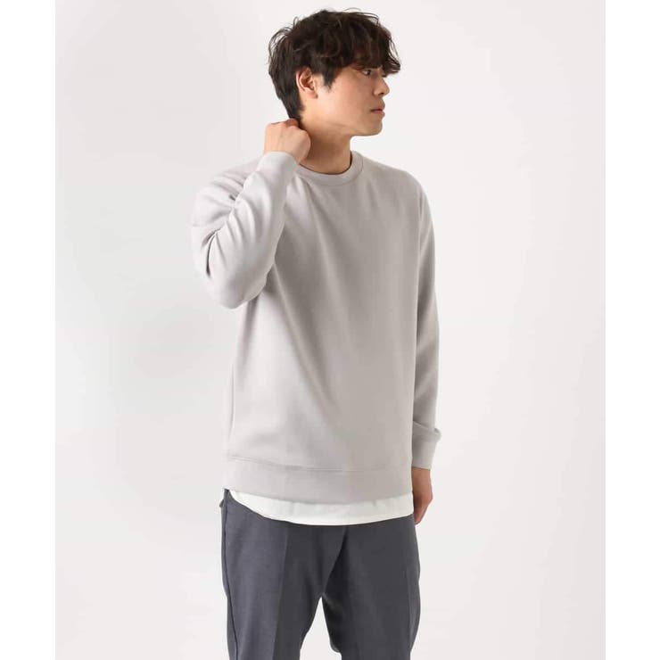 【毛玉になりにくい】なめらかダンボール クルーネックスウェット | a.v.v【MEN】 | 詳細画像34 