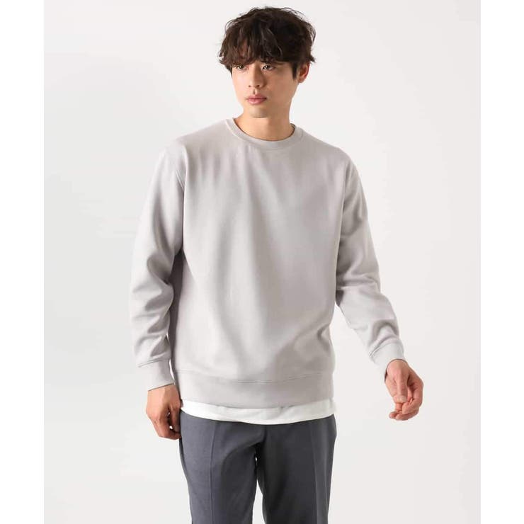 【毛玉になりにくい】なめらかダンボール クルーネックスウェット | a.v.v【MEN】 | 詳細画像35 