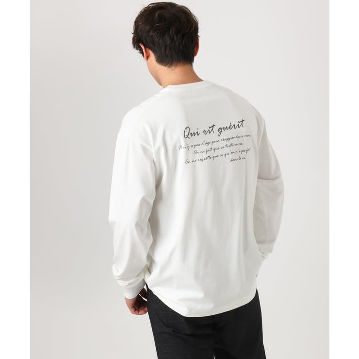 【コットン100％】PARISフォトプリントワイドシルエットロングTシャツ | a.v.v【MEN】 | 詳細画像11 