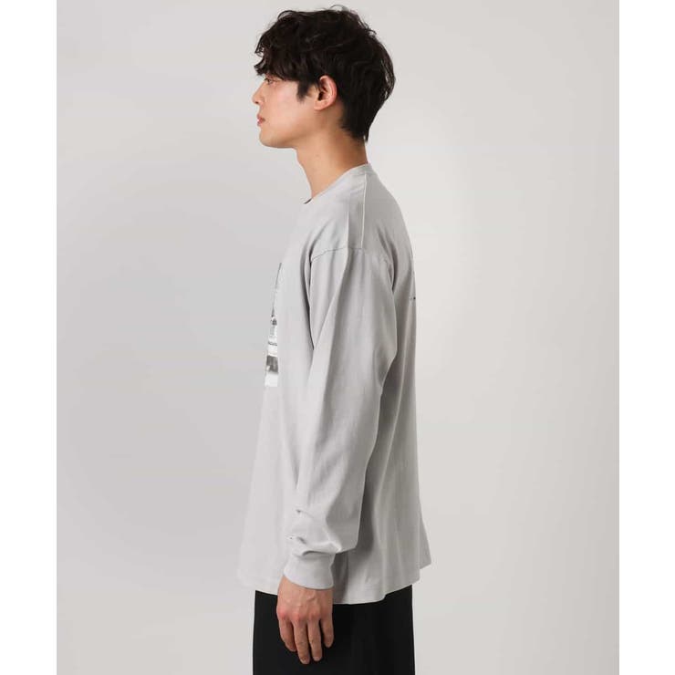 【コットン100％】PARISフォトプリントワイドシルエットロングTシャツ | a.v.v【MEN】 | 詳細画像16 