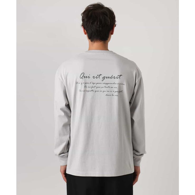 【コットン100％】PARISフォトプリントワイドシルエットロングTシャツ | a.v.v【MEN】 | 詳細画像17 