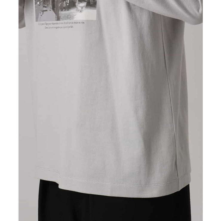 【コットン100％】PARISフォトプリントワイドシルエットロングTシャツ | a.v.v【MEN】 | 詳細画像20 