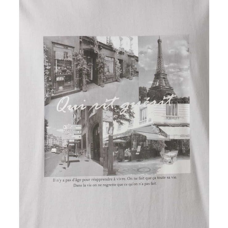 【コットン100％】PARISフォトプリントワイドシルエットロングTシャツ | a.v.v【MEN】 | 詳細画像21 