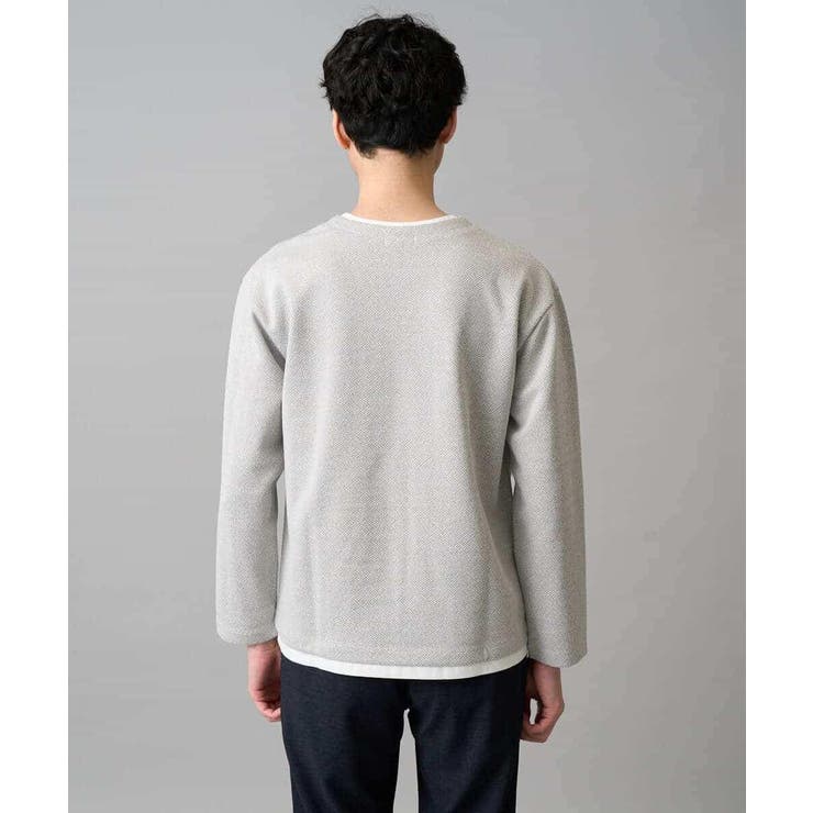 【イージーケア 洗濯機で洗える 毛玉になりにくい】変形ヘリンボンフェイクレイヤー… | a.v.v【MEN】 | 詳細画像22 