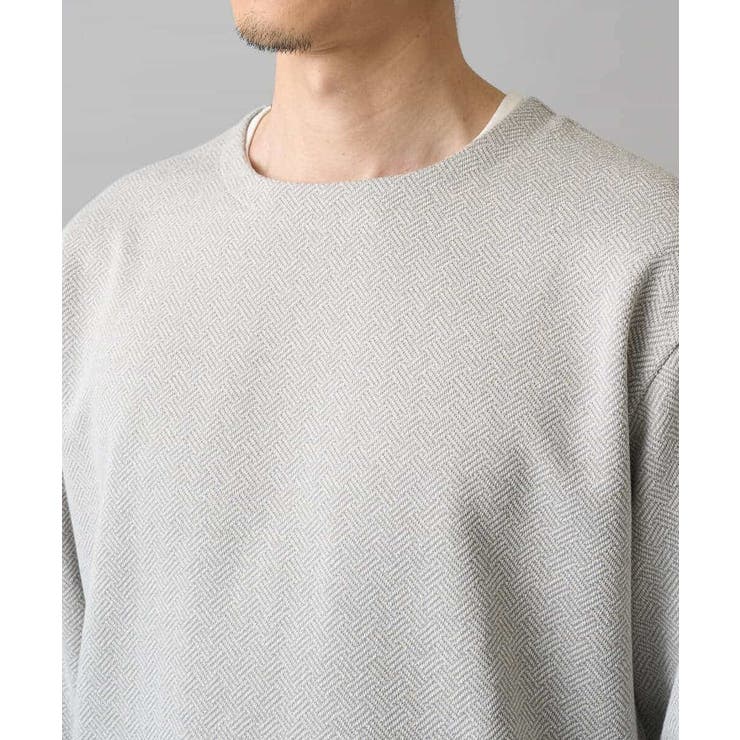 【イージーケア 洗濯機で洗える 毛玉になりにくい】変形ヘリンボンフェイクレイヤー… | a.v.v【MEN】 | 詳細画像23 