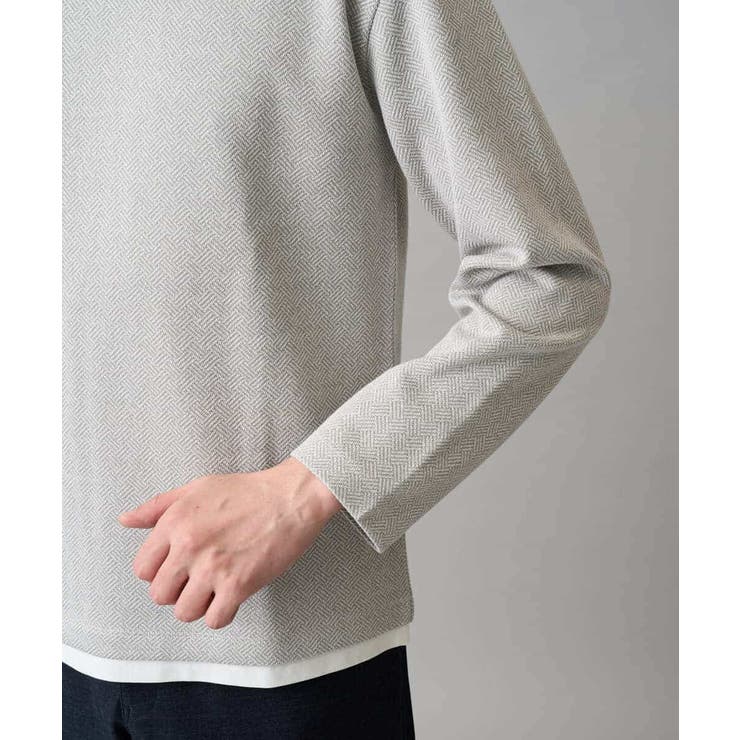 【イージーケア 洗濯機で洗える 毛玉になりにくい】変形ヘリンボンフェイクレイヤー… | a.v.v【MEN】 | 詳細画像24 