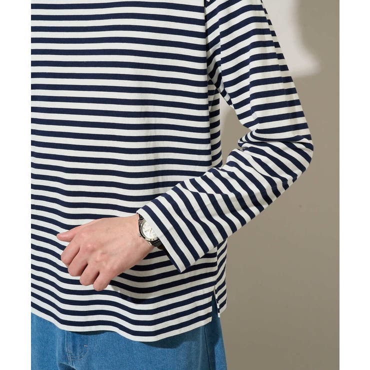 春のレイヤードコーデに欠かせない人気アイテム【洗濯機で洗える】ベーシックボーダー | a.v.v【MEN】 | 詳細画像11 