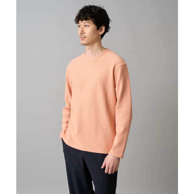 オレンジ | 【イージーケア/洗濯機で洗える】キカフクレジャカードプルオーバー | a.v.v【MEN】