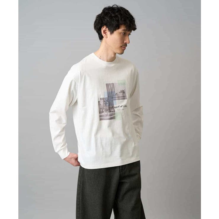 フォトプリントワイドシルエットカットソー | a.v.v【MEN】 | 詳細画像12 