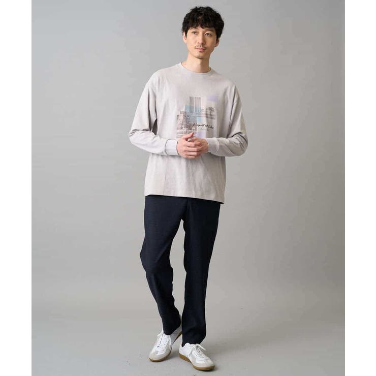 フォトプリントワイドシルエットカットソー | a.v.v【MEN】 | 詳細画像5 