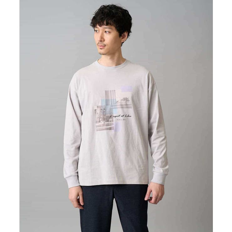 フォトプリントワイドシルエットカットソー | a.v.v【MEN】 | 詳細画像9 