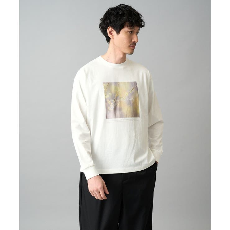 ホワイト | フォトグラファーコラボ ワイドシルエットカットソー | a.v.v【MEN】