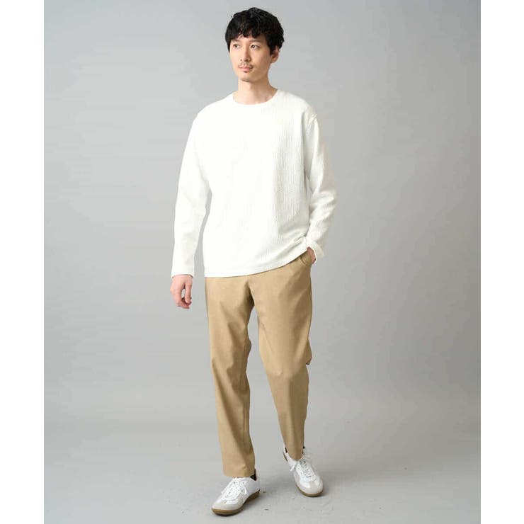 【イージーケア 洗濯機で洗える 毛玉になりにくい】キカジャガードクルーネックプル… | a.v.v【MEN】 | 詳細画像2 