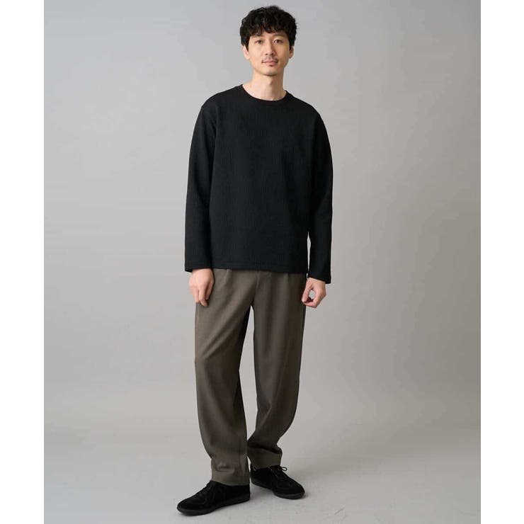 【イージーケア 洗濯機で洗える 毛玉になりにくい】キカジャガードクルーネックプル… | a.v.v【MEN】 | 詳細画像6 