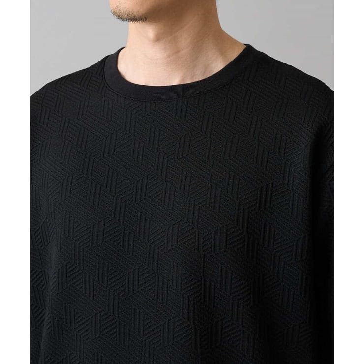 【イージーケア 洗濯機で洗える 毛玉になりにくい】キカジャガードクルーネックプル… | a.v.v【MEN】 | 詳細画像7 