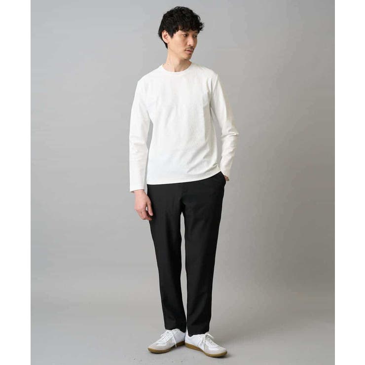 【スマート/イージーケア/洗濯機で洗える/毛玉になりにくい】オーバルジャガード | a.v.v【MEN】 | 詳細画像10 