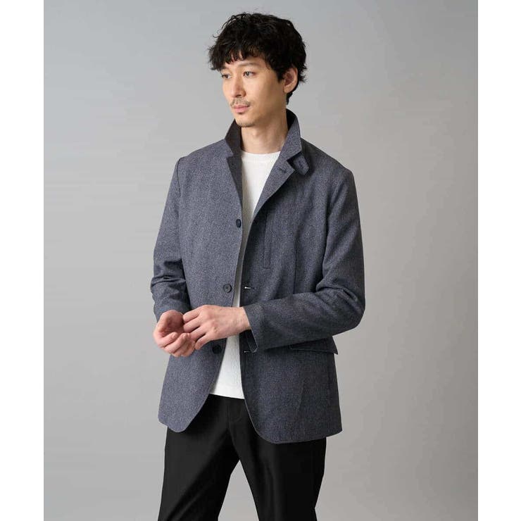 【スマート/イージーケア/洗濯機で洗える/毛玉になりにくい】オーバルジャガード | a.v.v【MEN】 | 詳細画像14 