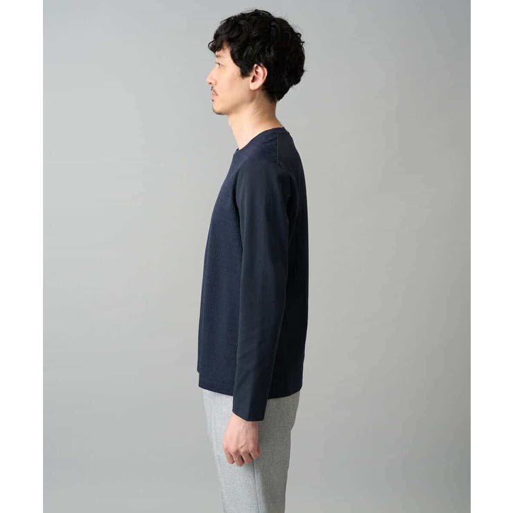 【スマート/イージーケア/洗濯機で洗える/毛玉になりにくい】オーバルジャガード | a.v.v【MEN】 | 詳細画像22 