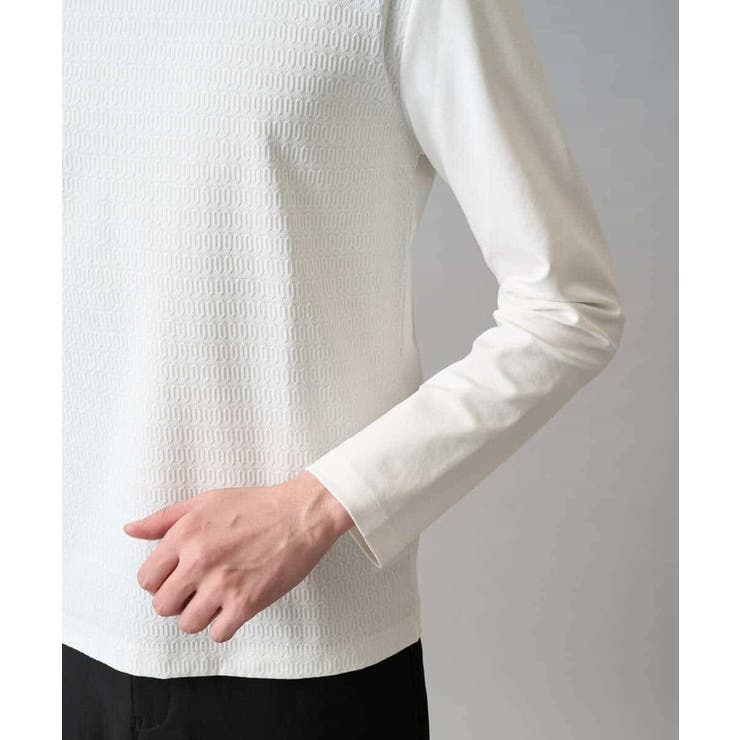 【スマート/イージーケア/洗濯機で洗える/毛玉になりにくい】オーバルジャガード | a.v.v【MEN】 | 詳細画像28 