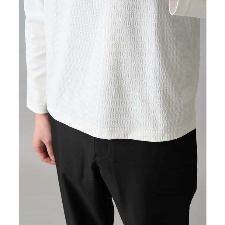 【スマート/イージーケア/洗濯機で洗える/毛玉になりにくい】オーバルジャガード | a.v.v【MEN】 | 詳細画像29 