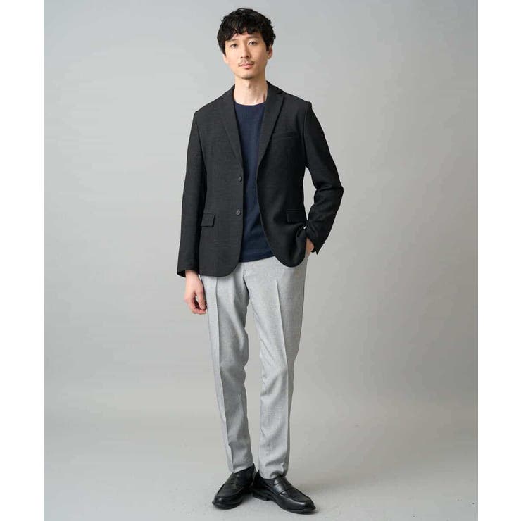 【スマート/イージーケア/洗濯機で洗える/毛玉になりにくい】オーバルジャガード | a.v.v【MEN】 | 詳細画像5 