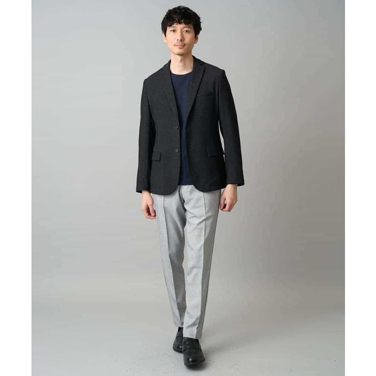 【スマート/イージーケア/洗濯機で洗える/毛玉になりにくい】オーバルジャガード | a.v.v【MEN】 | 詳細画像7 