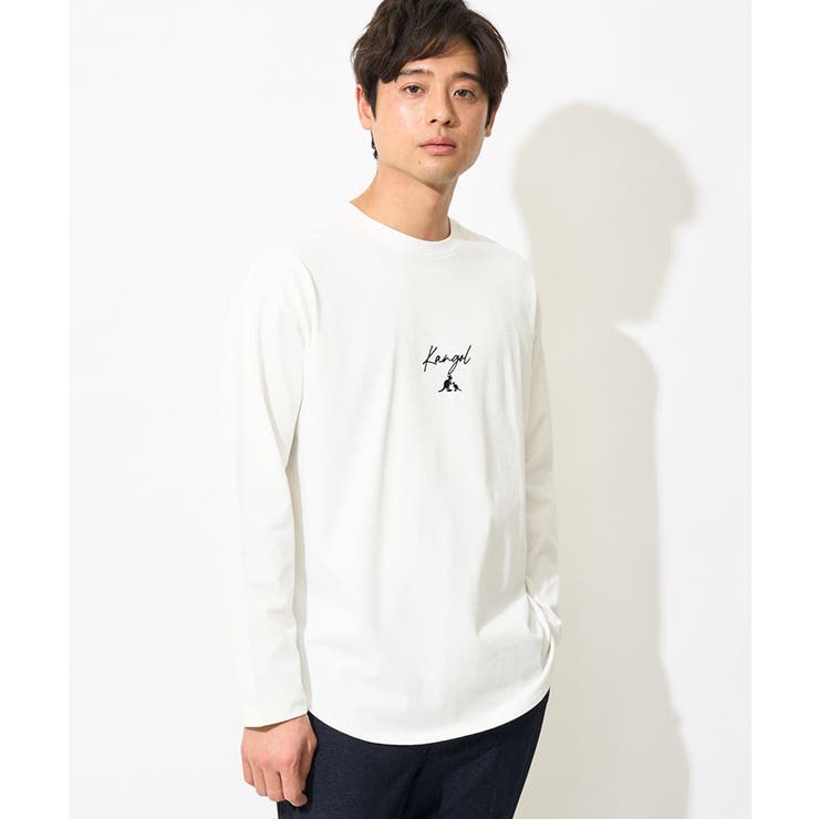 【KANGOL】スクエアプリントロングシルエットカットソー | a.v.v【MEN】 | 詳細画像1 