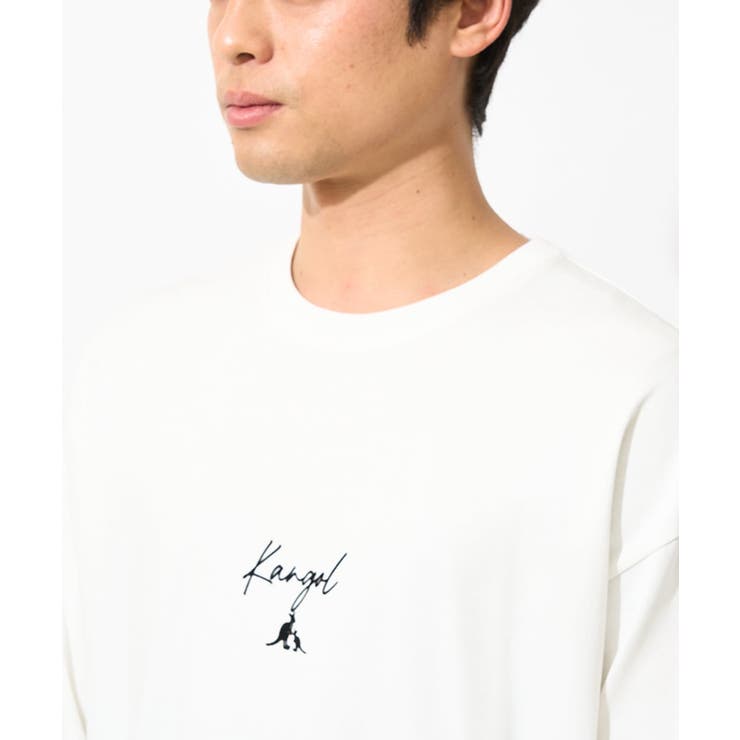 【KANGOL】スクエアプリントロングシルエットカットソー | a.v.v【MEN】 | 詳細画像5 