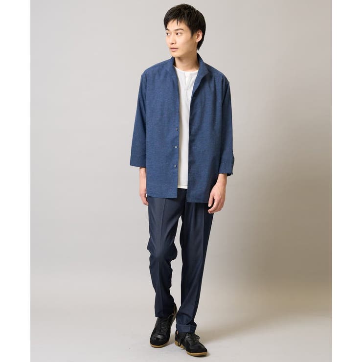 【イージーケア/接触冷感】梨地フェイクレイヤードカットソー | a.v.v【MEN】 | 詳細画像22 