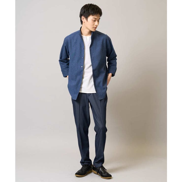 【イージーケア/接触冷感】梨地フェイクレイヤードカットソー | a.v.v【MEN】 | 詳細画像23 