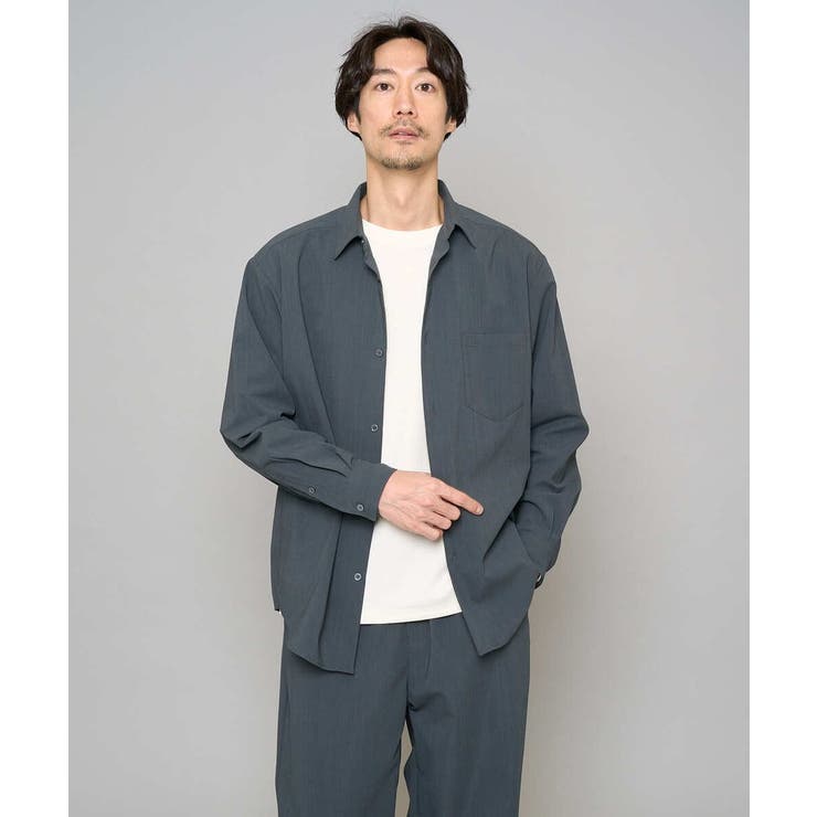 【イージーケア 洗濯機で洗える 毛玉になりにくい】タックジャカードクルーネックプ… | a.v.v【MEN】 | 詳細画像27 
