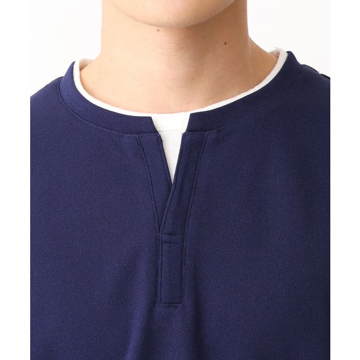 【新作/涼感】梨地フェイクレイヤードカットソー(Good Teeシリーズ） | a.v.v【MEN】 | 詳細画像21 