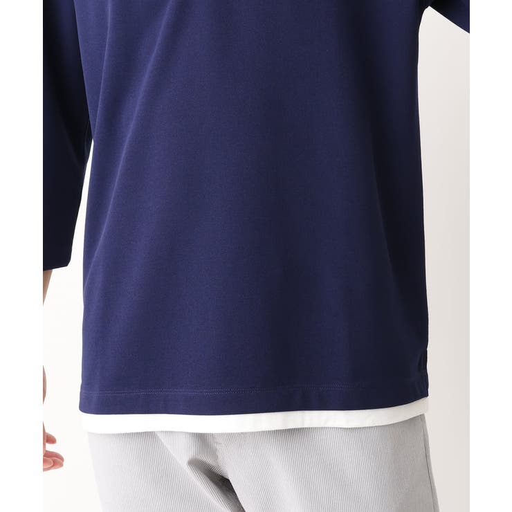 【新作/涼感】梨地フェイクレイヤードカットソー(Good Teeシリーズ） | a.v.v【MEN】 | 詳細画像23 