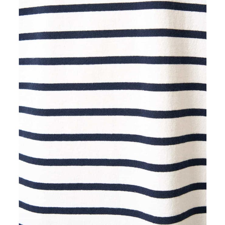 【綿100％】ボーダーワイドシルエット五分袖カットソー | a.v.v【MEN】 | 詳細画像19 