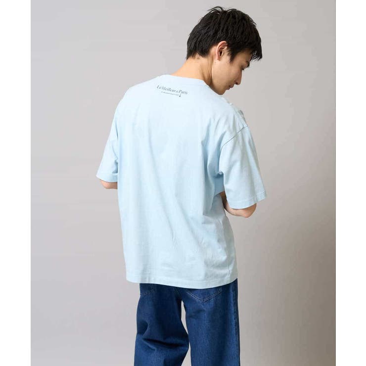 【接触冷感/綿100％】イラストレーターコラボプリンワイドシルエットカットソー | a.v.v【MEN】 | 詳細画像10 