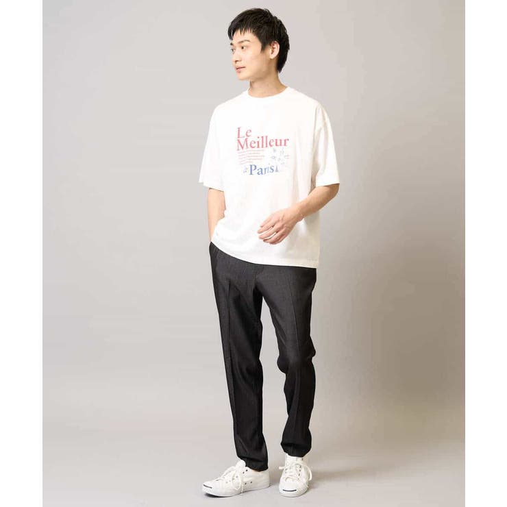 【接触冷感/綿100％】イラストレーターコラボプリンワイドシルエットカットソー | a.v.v【MEN】 | 詳細画像6 