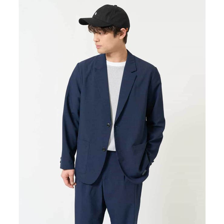 【接触冷感】細ボーダーセミワイドシルエットカットソー | a.v.v【MEN】 | 詳細画像23 