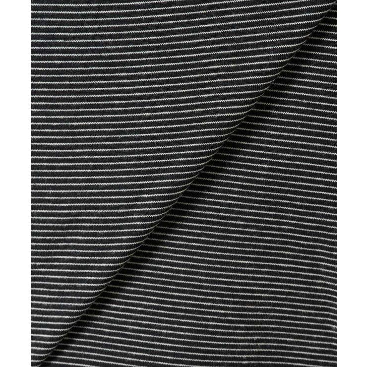 【接触冷感】細ボーダーセミワイドシルエットカットソー | a.v.v【MEN】 | 詳細画像39 