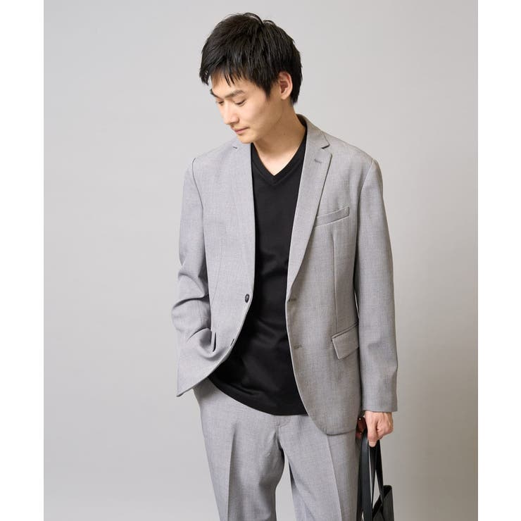 【接触冷感/UVカット/毛玉になりにくい】シルケットスムースVネックカットソー | a.v.v【MEN】 | 詳細画像21 