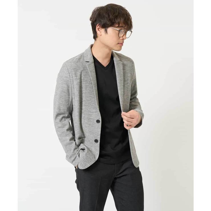 【接触冷感/UVカット/毛玉になりにくい】シルケットスムースVネックカットソー | a.v.v【MEN】 | 詳細画像24 