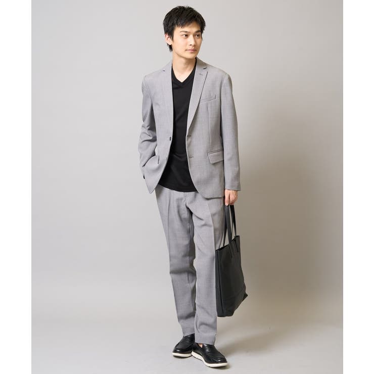 【接触冷感/UVカット/毛玉になりにくい】シルケットスムースVネックカットソー | a.v.v【MEN】 | 詳細画像46 